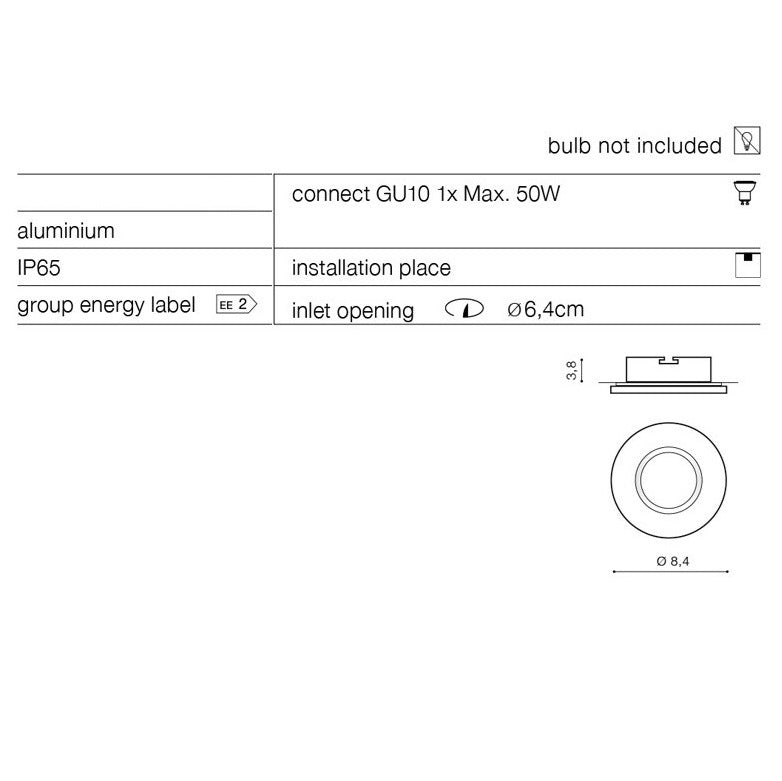 Spot incastrat BRIO ROUND