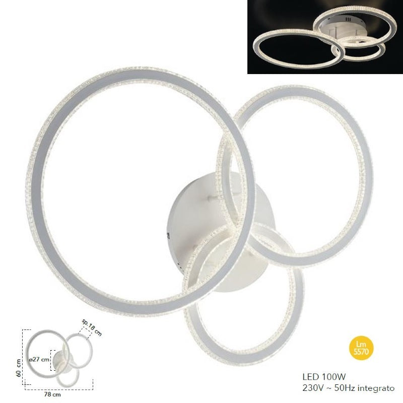 Plafoniera / Aplica de perete BRYE 3