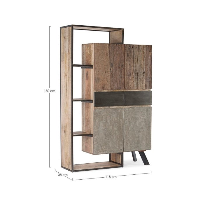 Vitrina MANCHES 118 x 38 x 180 CM