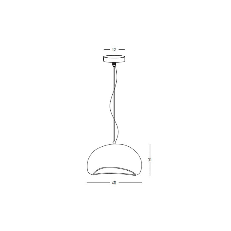 Lampa suspendata CALBO 40 CM