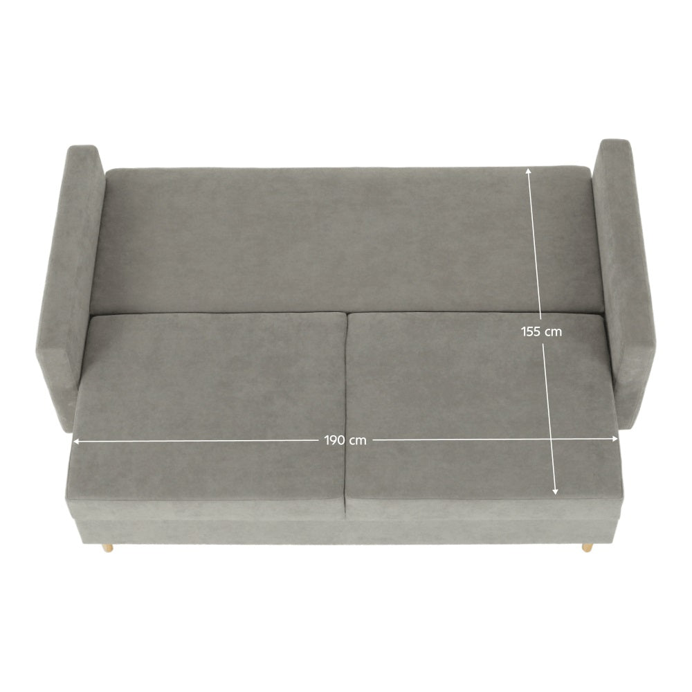 Canapea extensibila 3 locuri CAMELAS TEX 216 CM