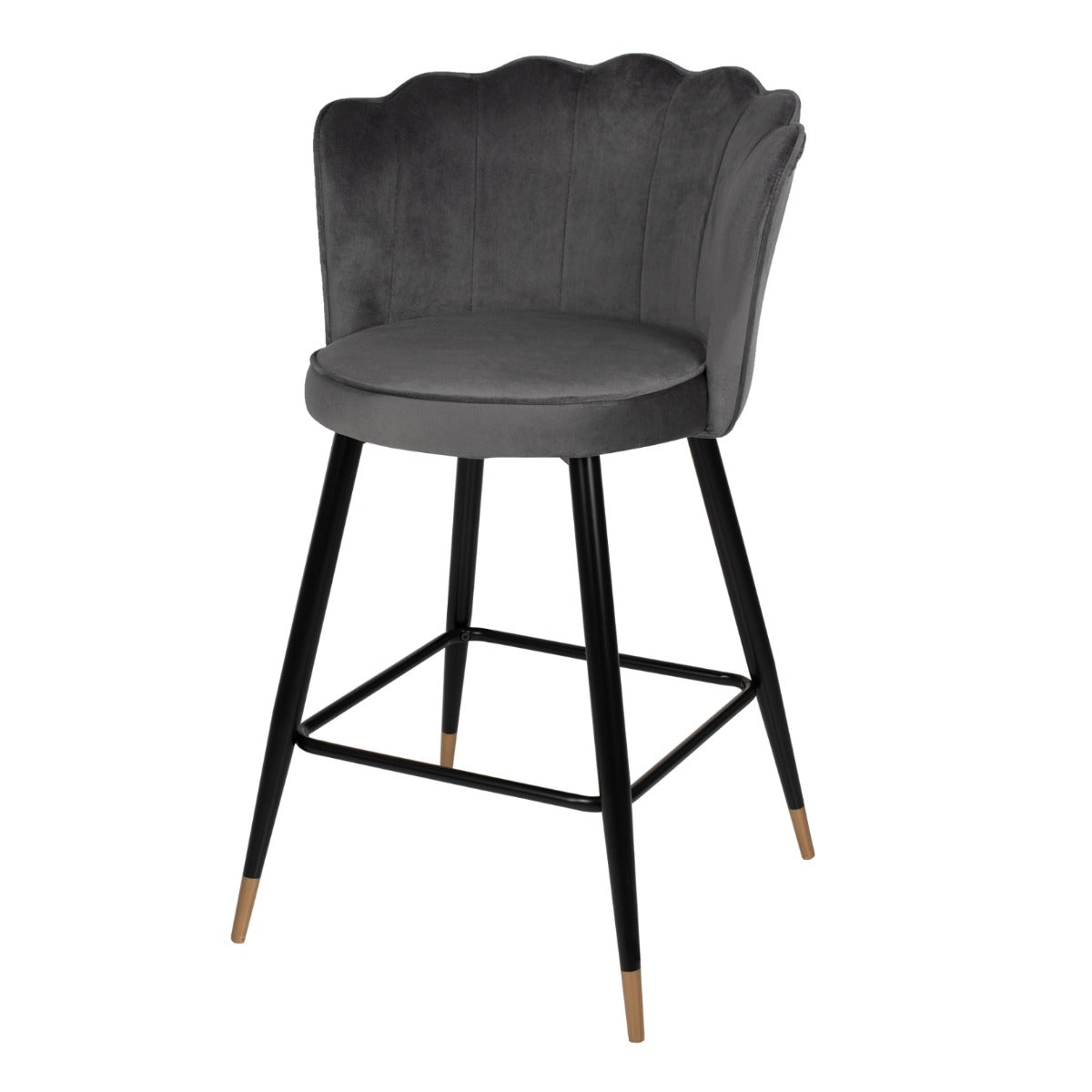Scaun de bar CANDICE VELVET H66 CM