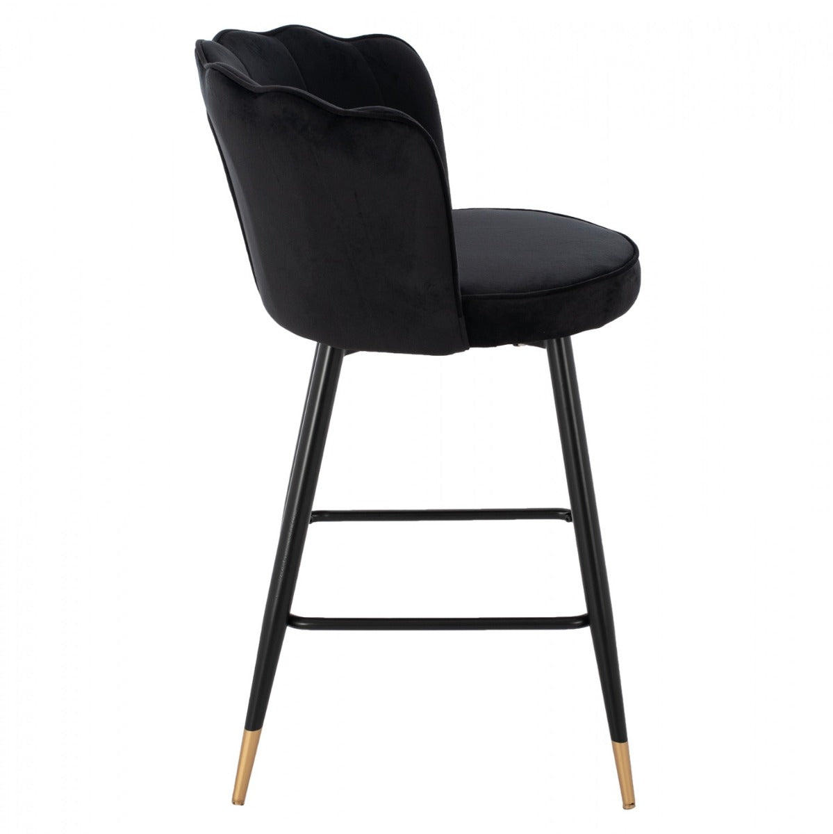 Scaun de bar CANDICE VELVET H66 CM