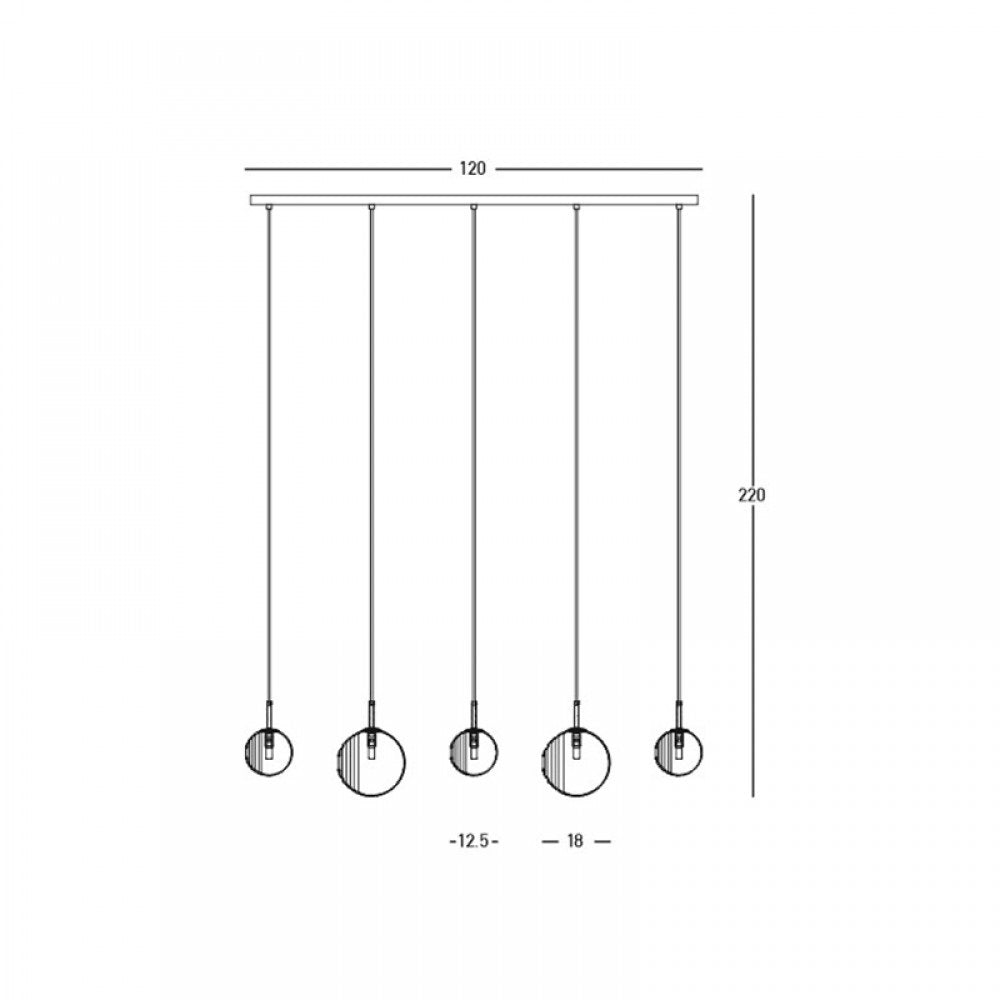 Lampa suspendata CANON LINIAR