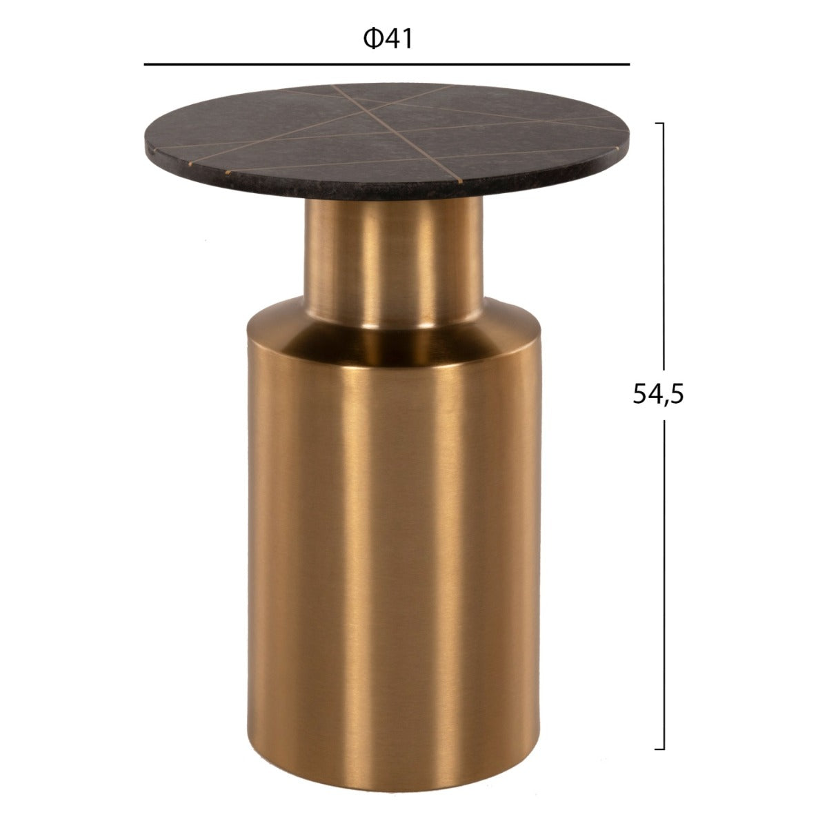 Masuta de cafea CAPRIVA Ø41 x 54 CM