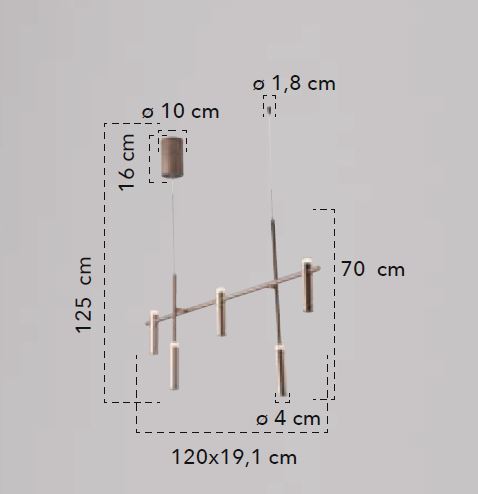 Lampă suspendată EDEL S5