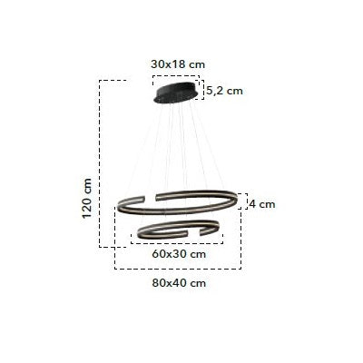 Lampă suspendată LARK-80C