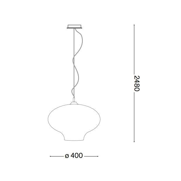 Lampa suspendata CARDEN Ø40 CM