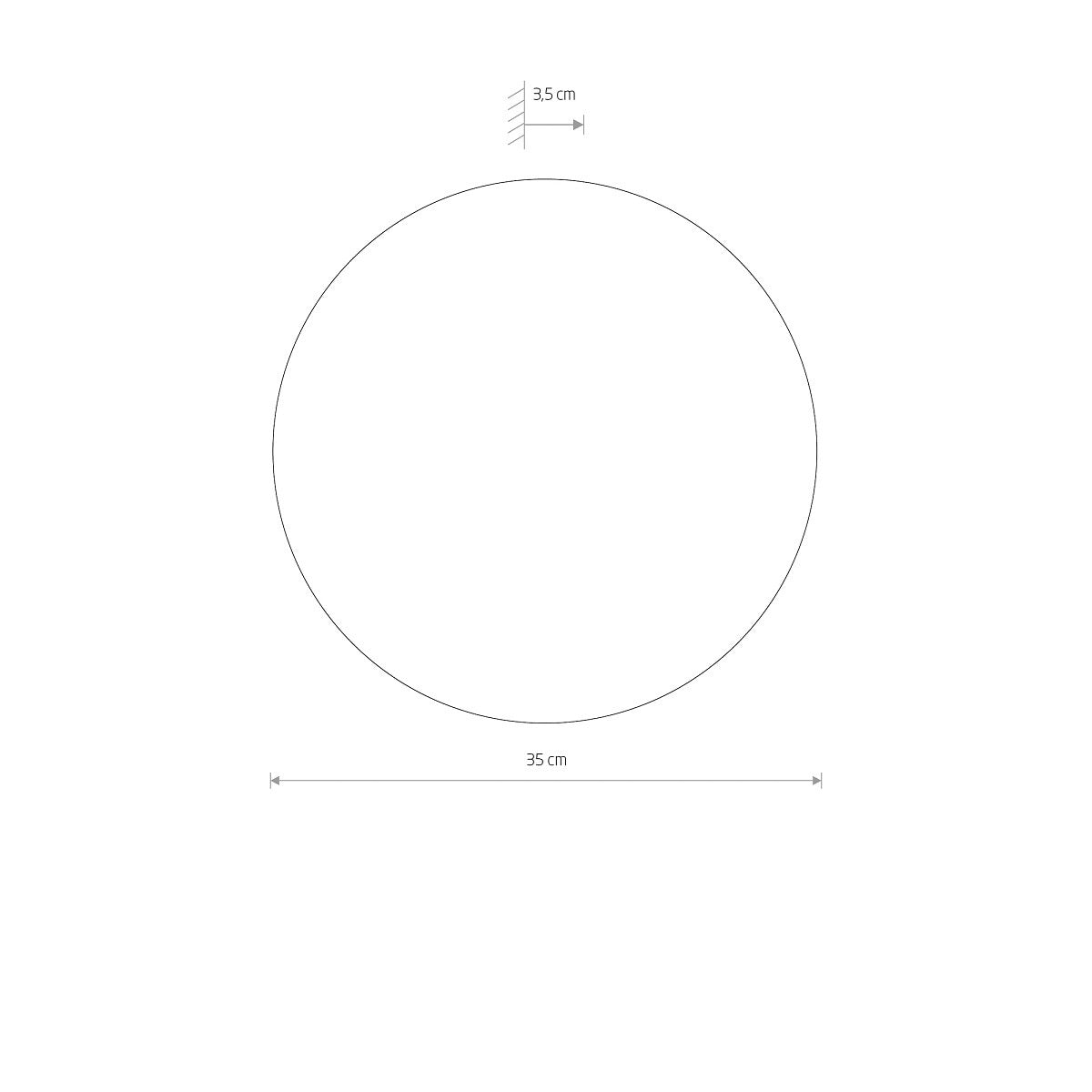 Aplica de perete CARISMO L