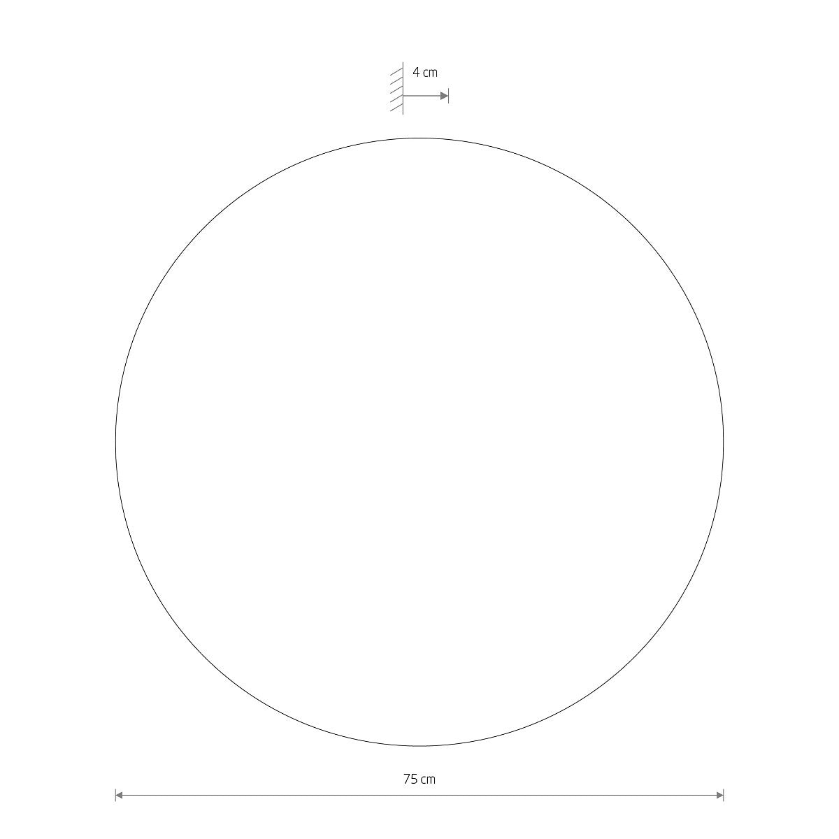 Aplica de perete CARISMO XXL