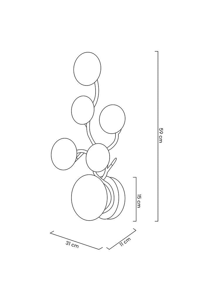 Aplica de perete CARSTEN GOLD