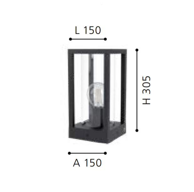 Lampa stativa de exterior CASCINETTA