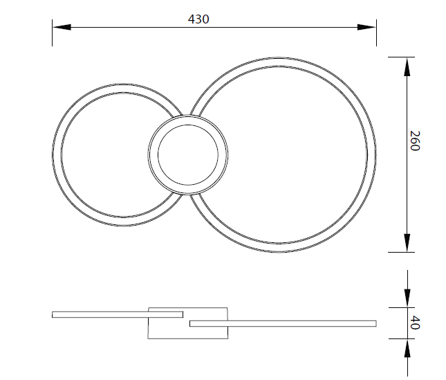 Aplica de perete ELINAR