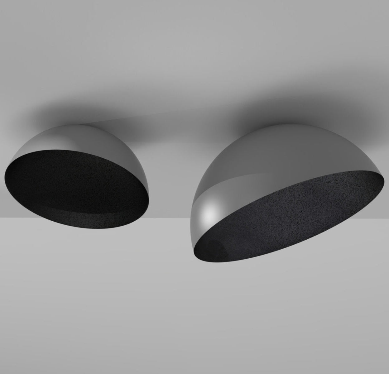 Plafoniera CHRISTA SILVER/BLACK