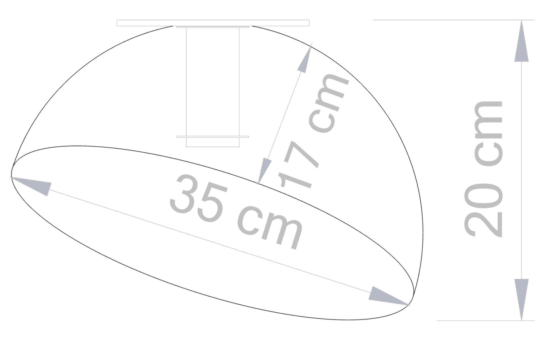 Plafoniera CHRISTA WHITE/GOLD