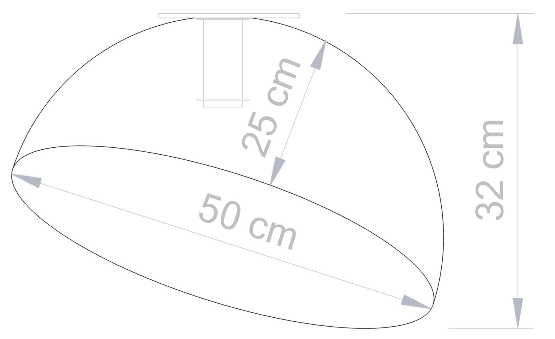 Plafoniera CHRISTA WHITE/GOLD