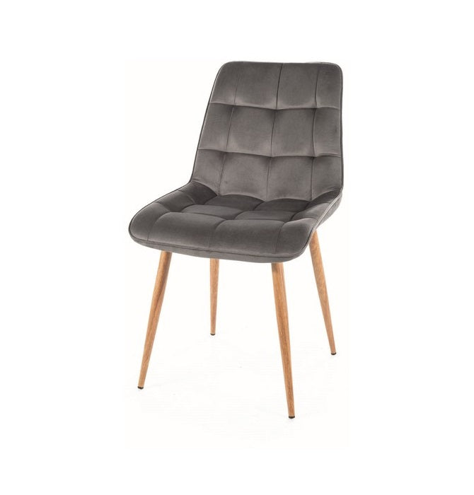 Scaun KIM OAK - VELVET