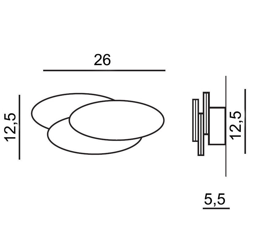 Aplica de perete CLOVY