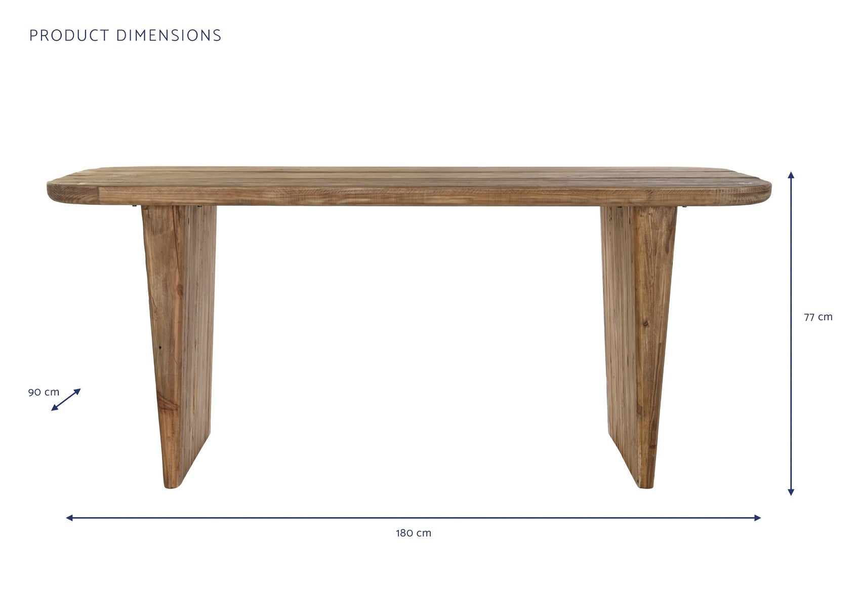 Masa CLUZEN WOOD 180 x 90 CM