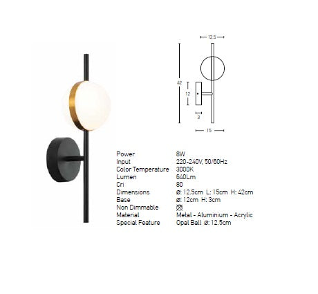 Aplica de perete COLBO