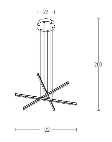 Lampa suspendata ACRILIA