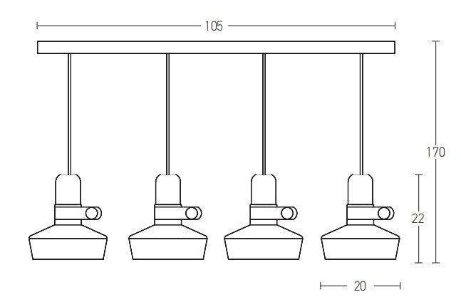 Lampa suspendata ACRILIA
