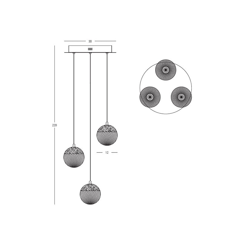 Lampa suspendata MIRVAL