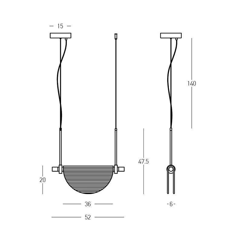 Lampa suspendata SOLMERO II
