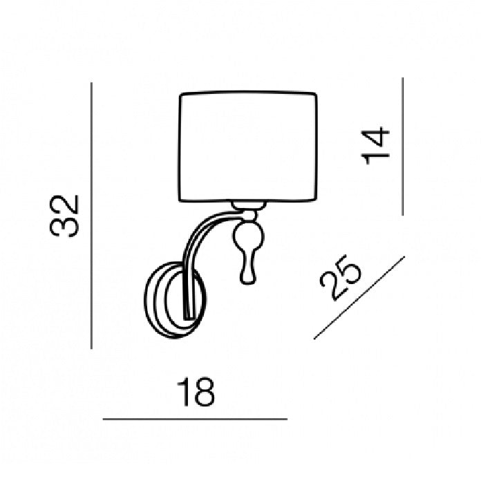 Aplica de perete CREST