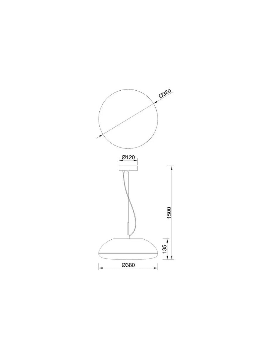Lampa suspendata CRISANTO WOOD