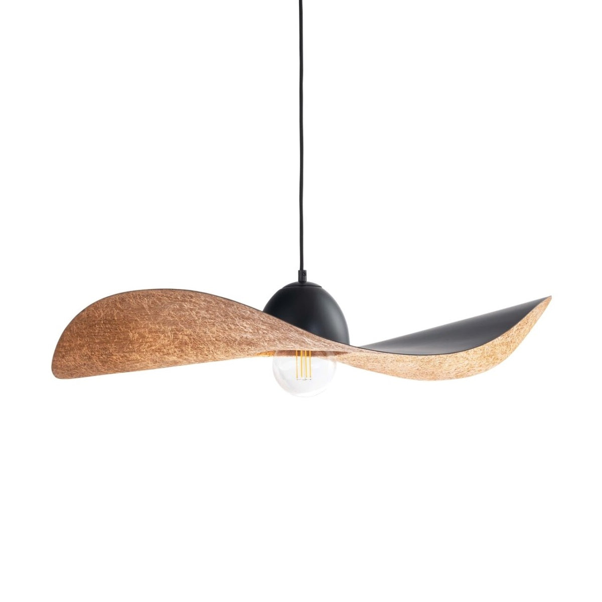 Lampa suspendata CYRILA COOPER/BLACK