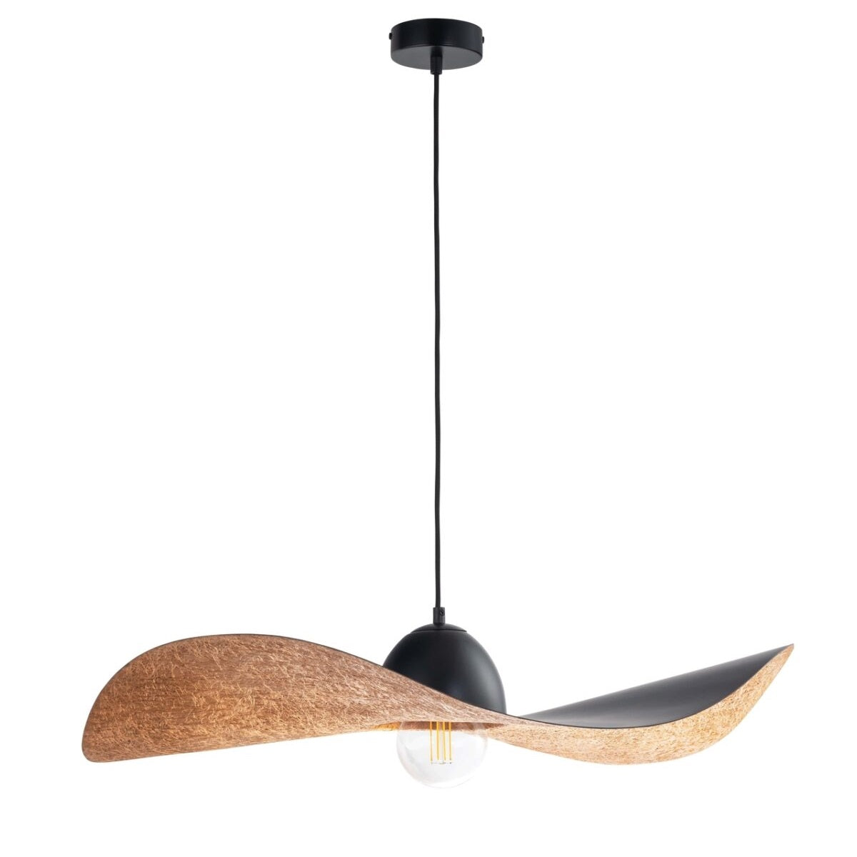 Lampa suspendata CYRILA COOPER/BLACK