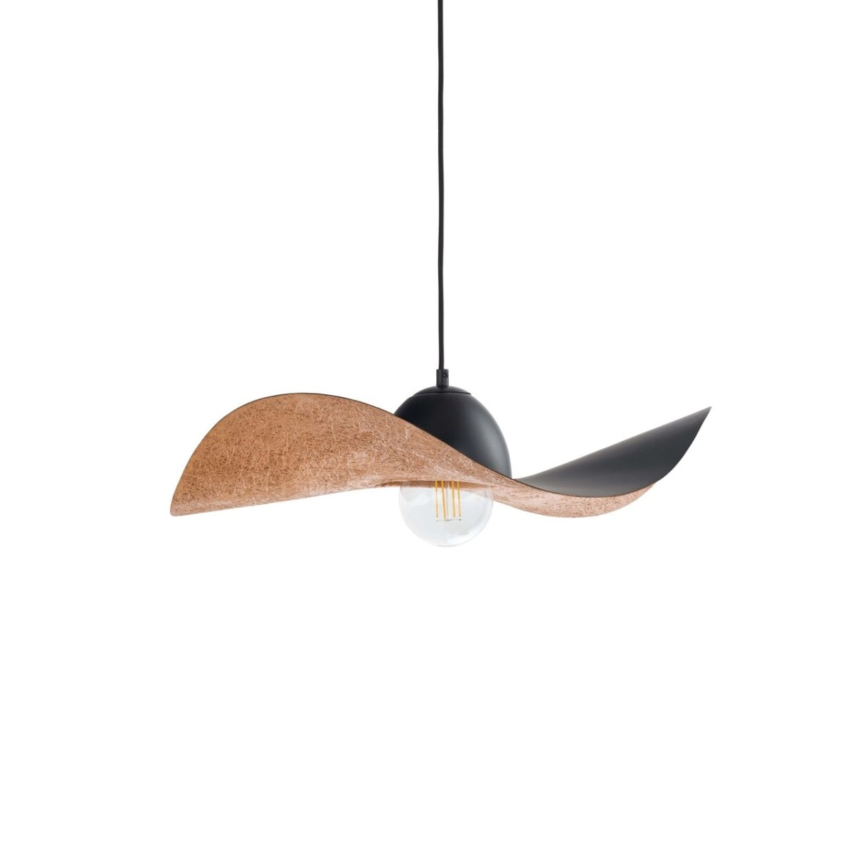 Lampa suspendata CYRILA COOPER/BLACK