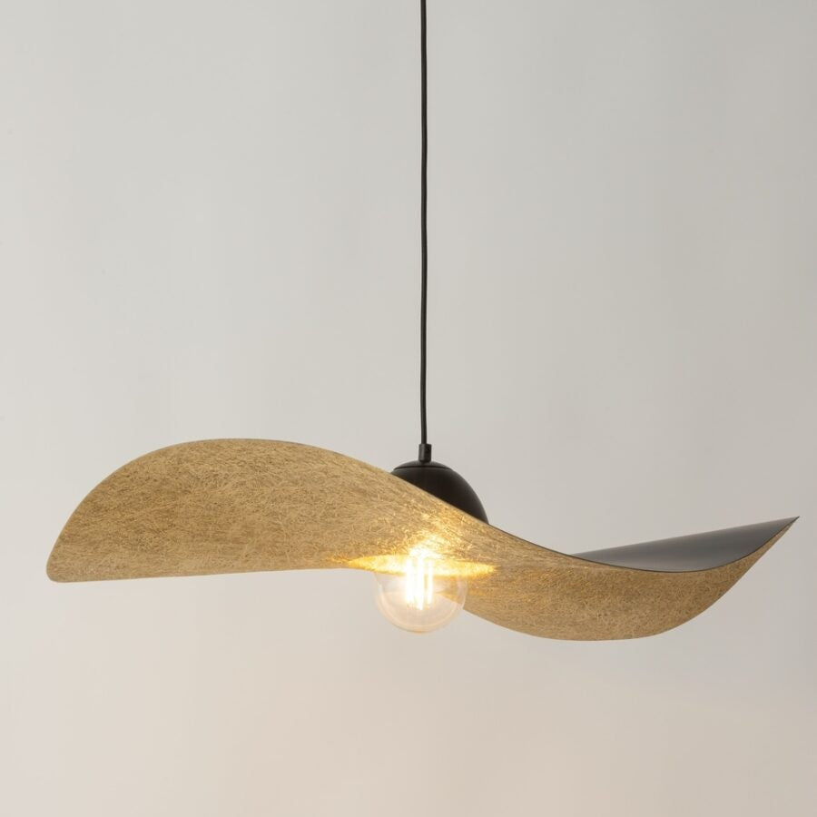 Lampa suspendata CYRILA BLACK/GOLD