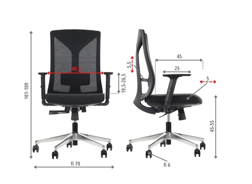 Scaun de birou CYRON CROM