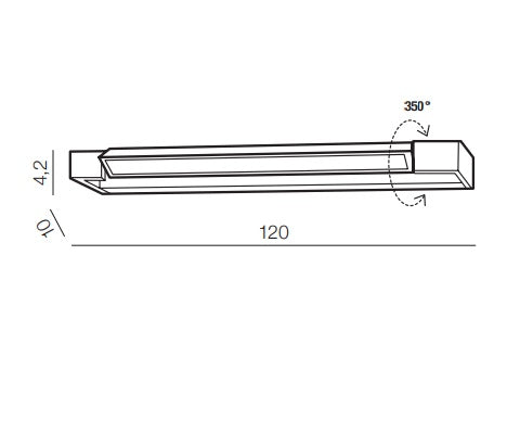 Aplica de perete DALI 120