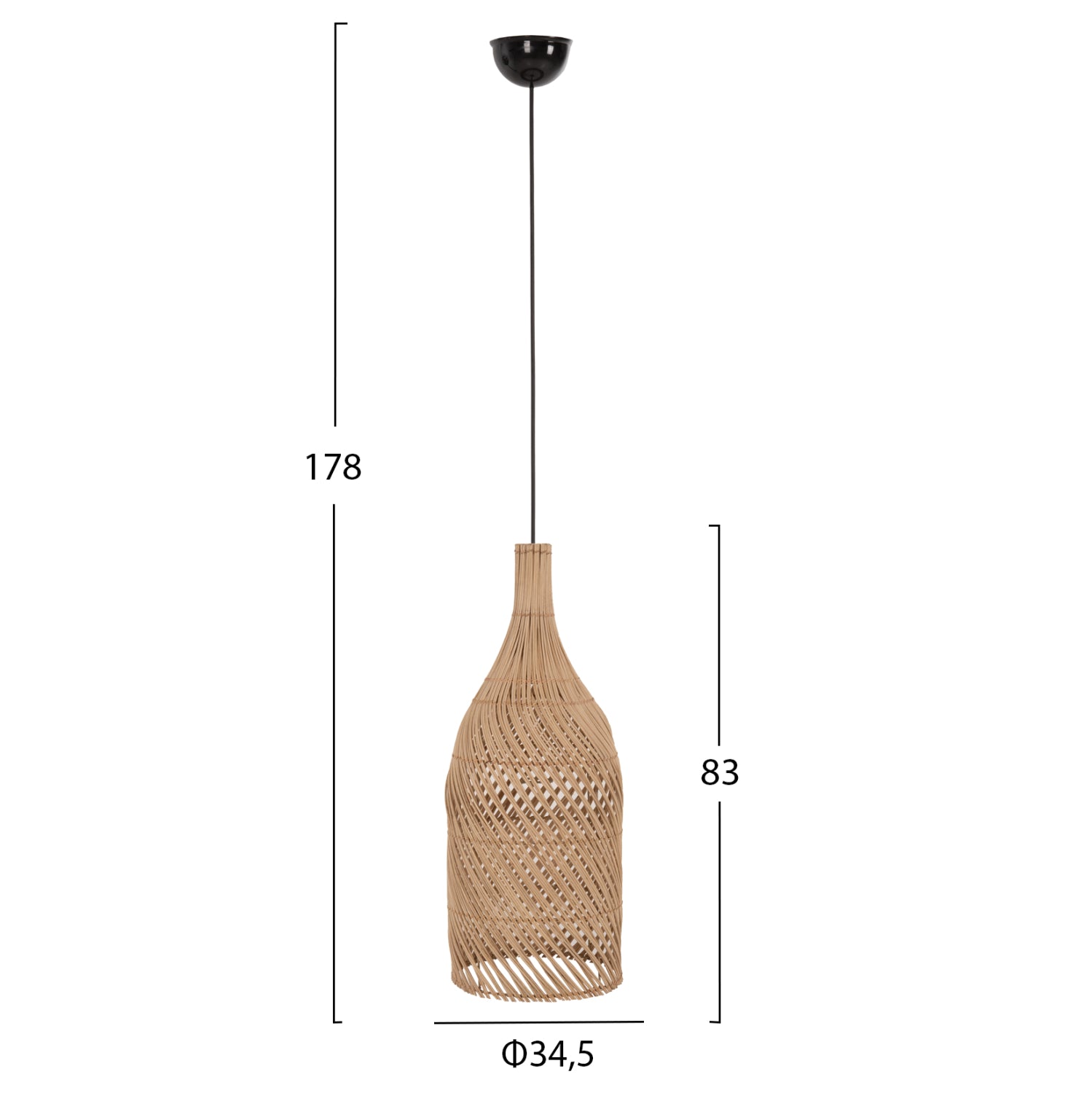 Abajur DARES NATURAL