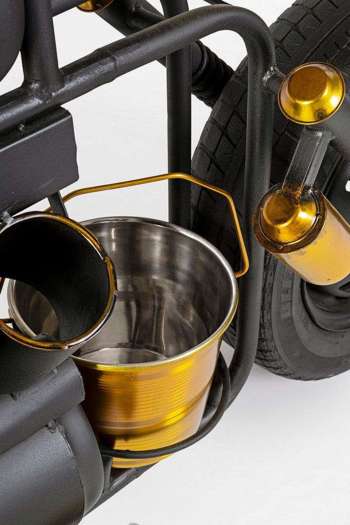 Consola/ Suport sticle vin DAVISO Moto 183 x 44 x 86 CM