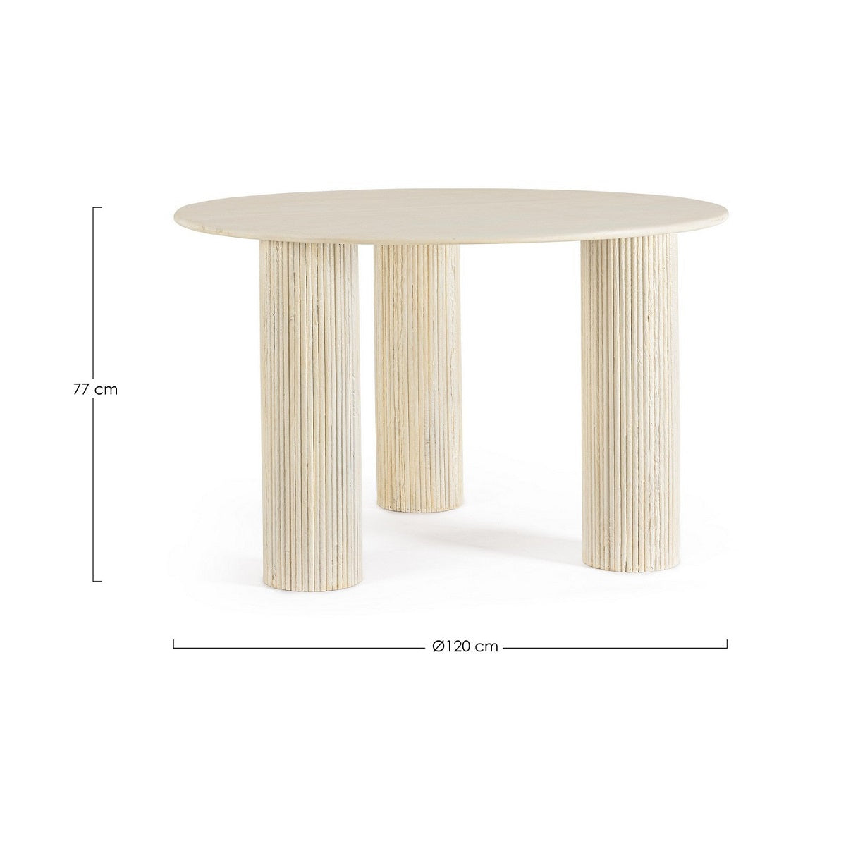 Masa DECANAT NATUR Ø120 CM