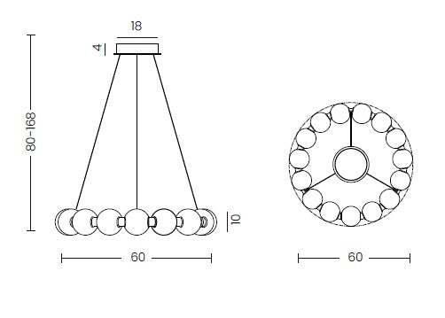 Lampa suspendata DELIO 60