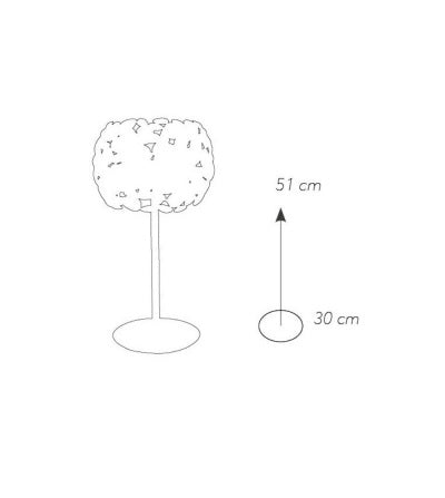 Veioza DIONISO Ø30 CM