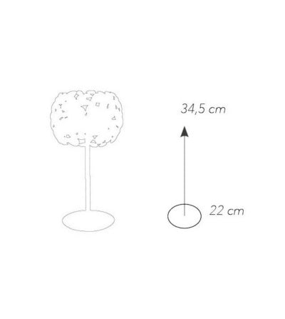 Veioza DIONISO Ø22 CM