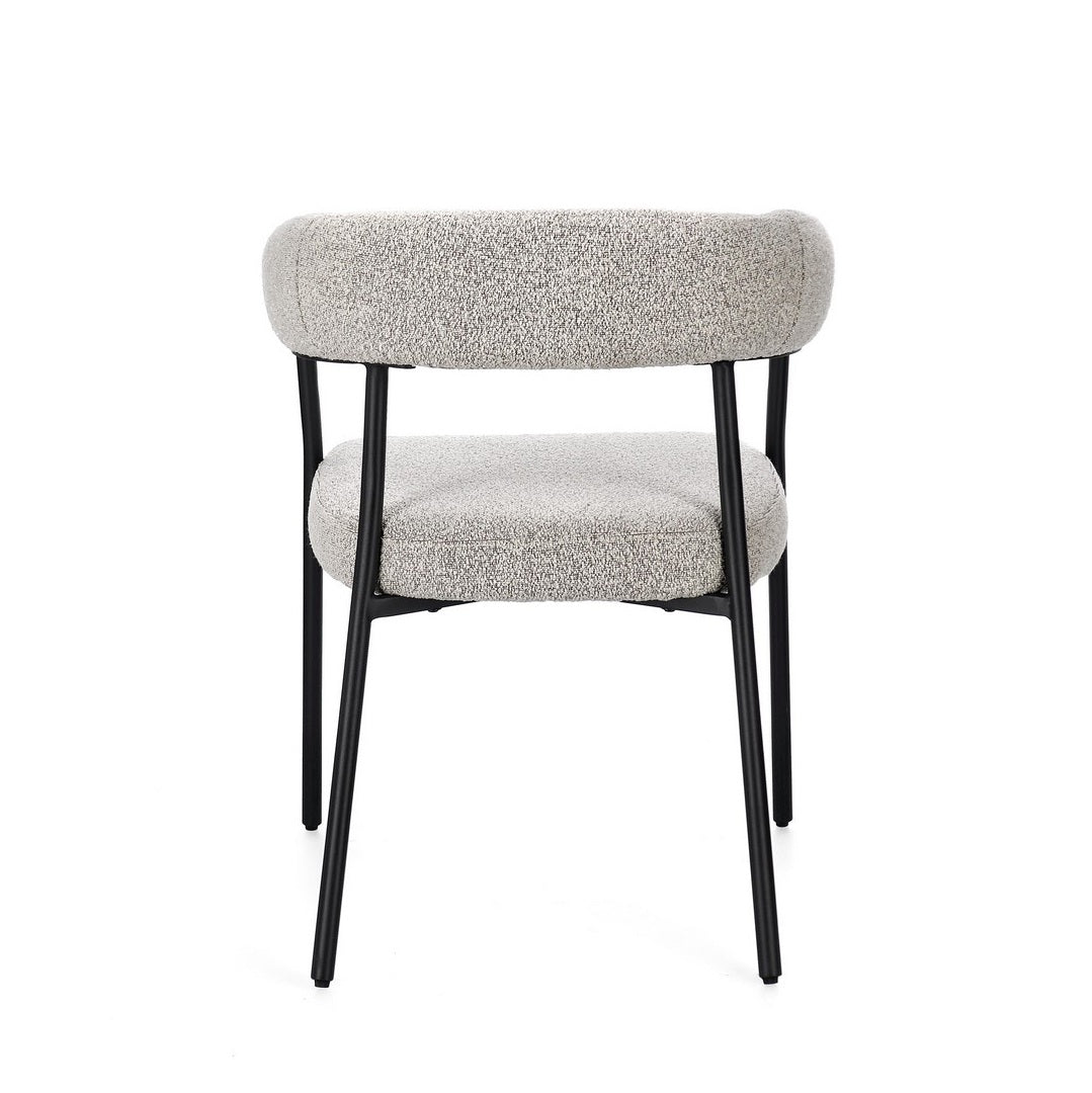 Scaun DONETA BLACK/TAUPE