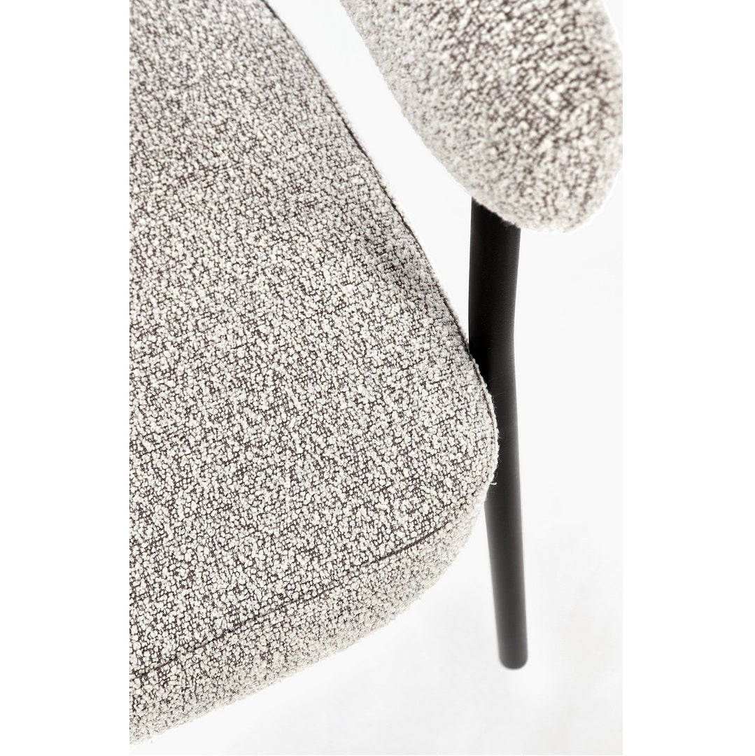 Scaun DONETA BLACK/TAUPE