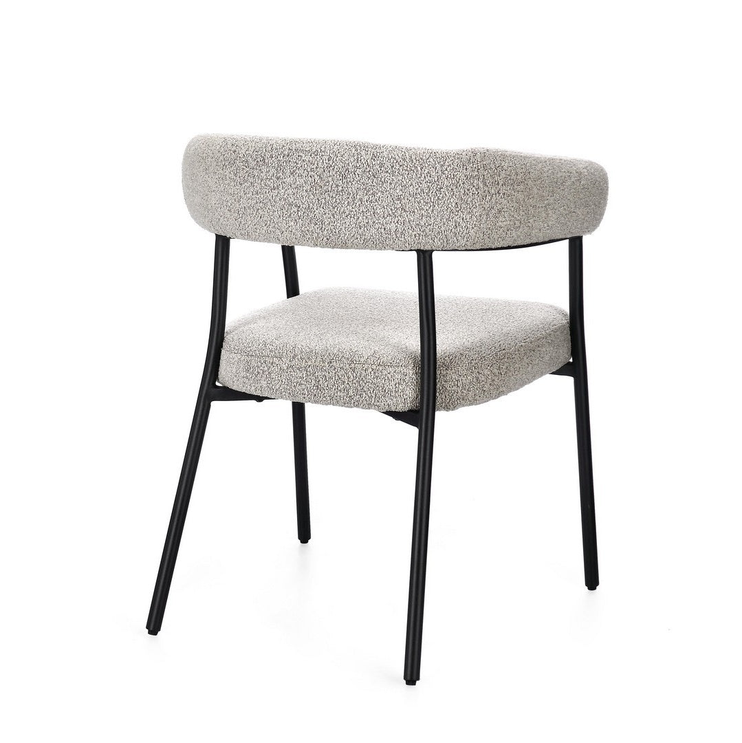 Scaun DONETA BLACK/TAUPE