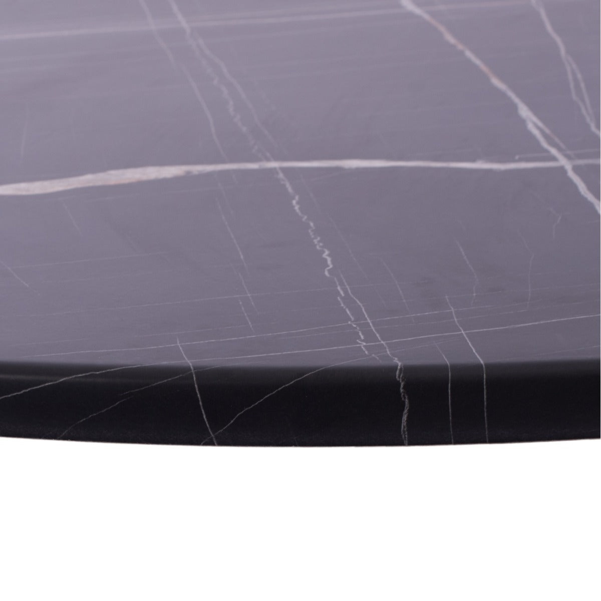 Blat masa WERZALIT DORA MARBLE BLACK Ø60 CM