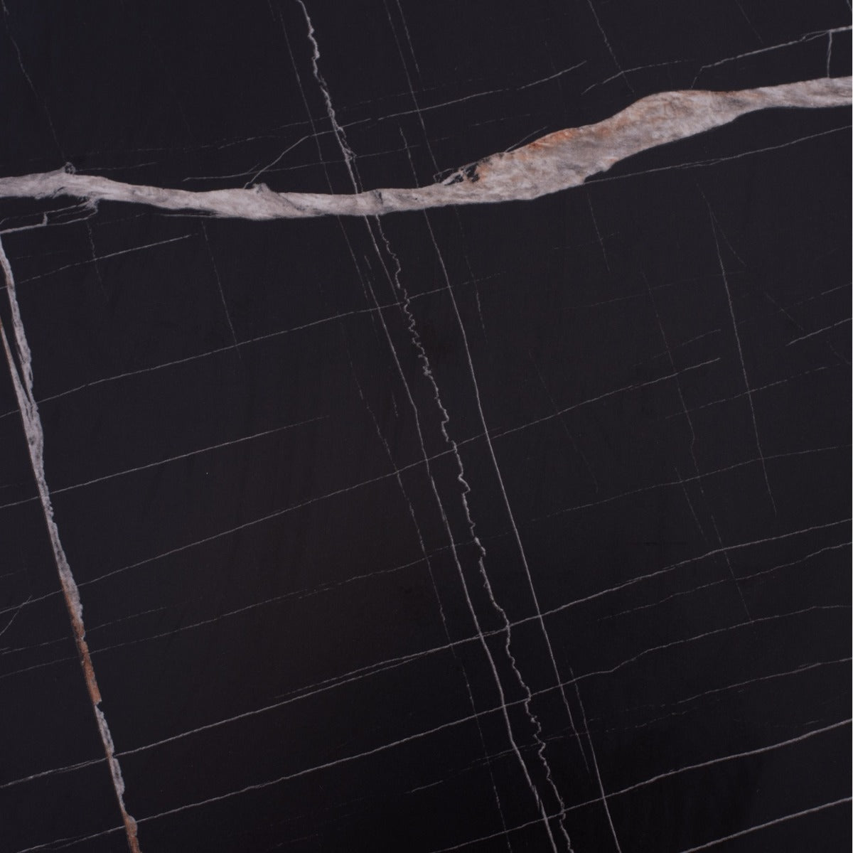 Blat masa WERZALIT DORA MARBLE BLACK Ø60 CM