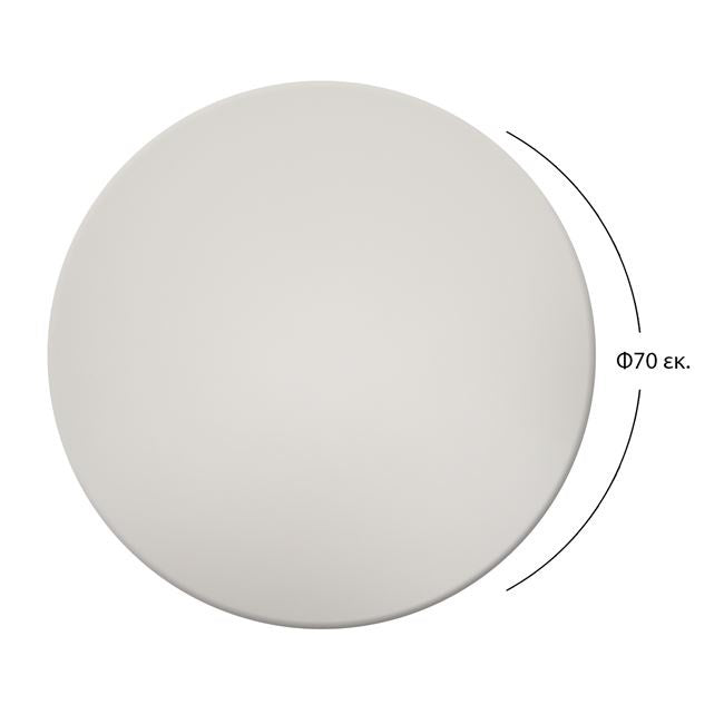 Blat masa WERZALIT DORA WHITE Ø70 CM