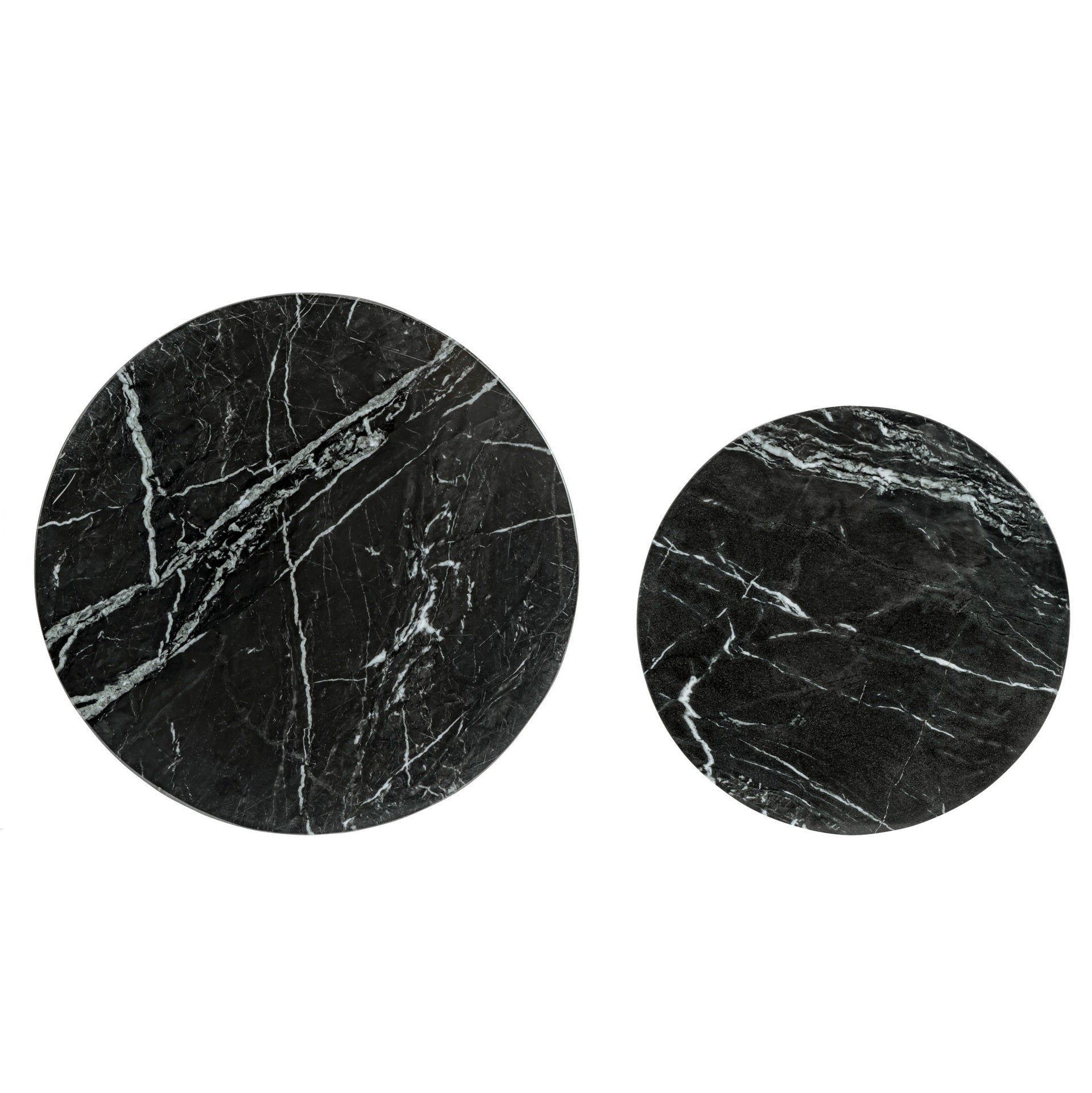 Set 2 masute de cafea DOUCE Ø60/75 x 35/41 CM