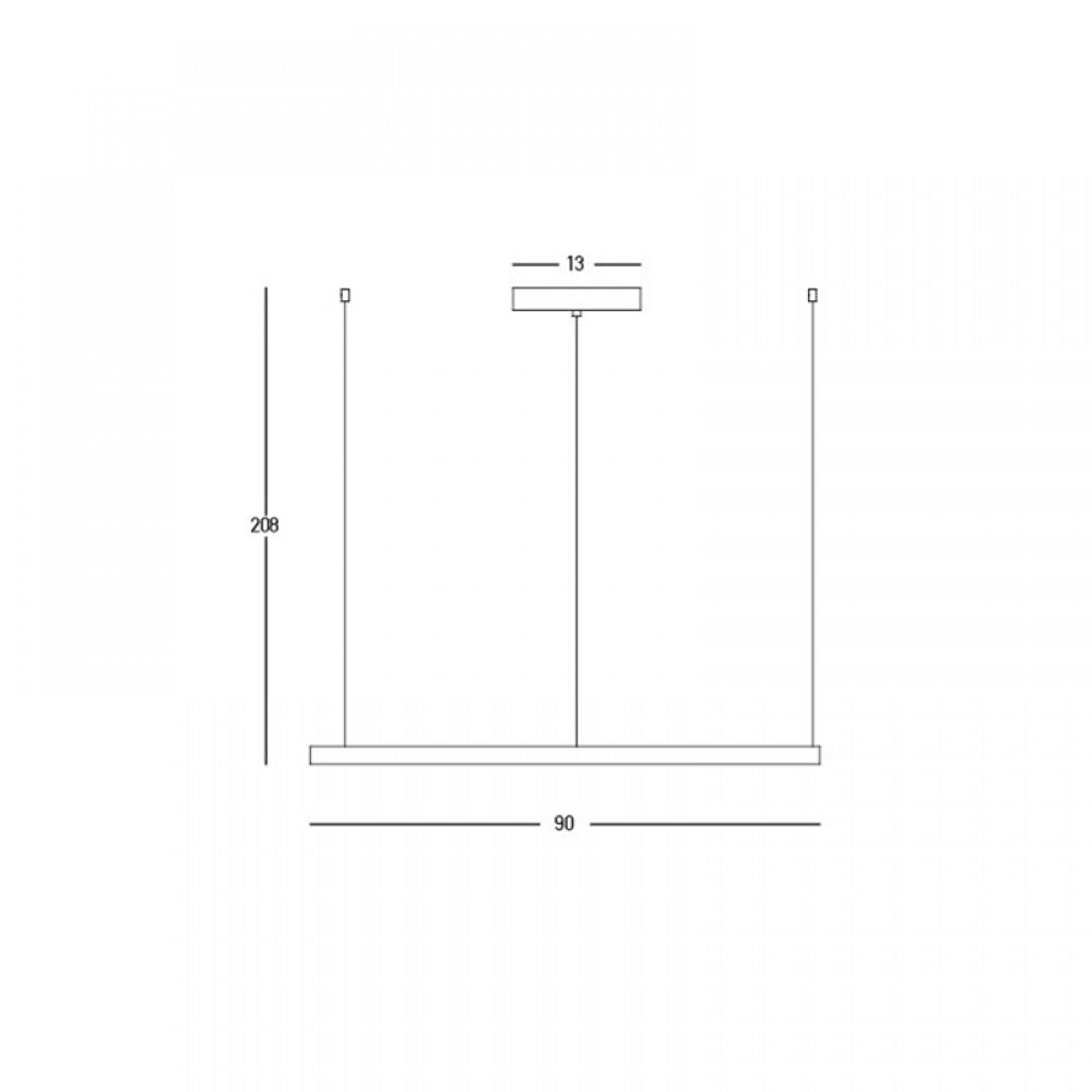 Lampa suspendata dimabila DOVAN 45W